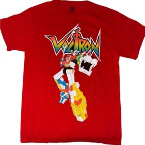 Red Voltron Graphic T-Shirt